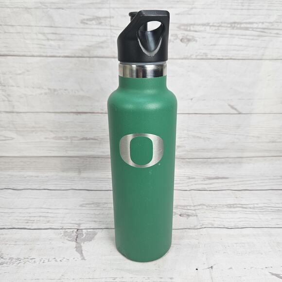 Hydro Flask Oregon Ducks 21oz Water Bottle Green - Picture 2 of 6